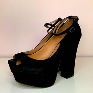 Black Platform Heels